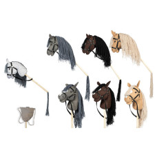 Set Hobby Horse-Steckenpferd+Trense anschraubbaren Schweifund Beutel 