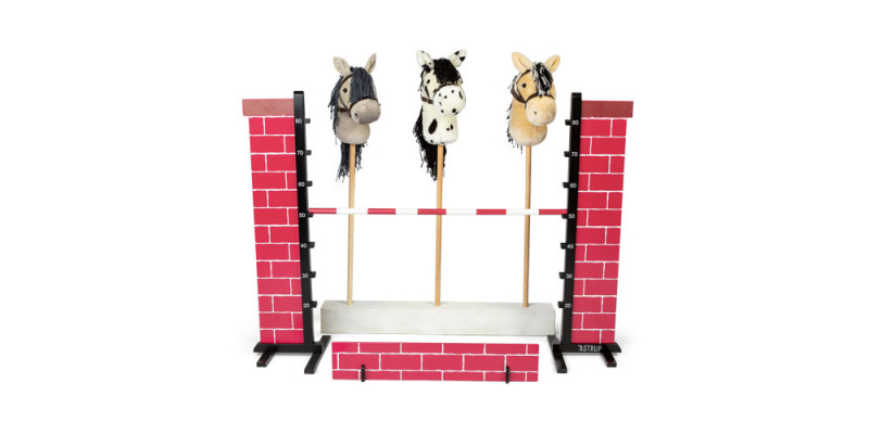 Zubehör Hobby Horse Hindernis Hürde Brick Wall für Steckenpferd-Spielpferd