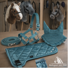 Hobby Horse Zubehör Glitzer Satteldecke mit Halfter Set und Glitzer Haube Hobby Horse Zubehör Glitzer Satteldecke mit Halfter Set und Glitzer Haube